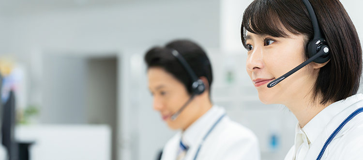 「水漏れ」「お湯がでない」「ガスが使えない」などのトラブルに、オペレーターが24時間お電話でご相談に応じます